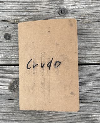 Paradiso notebook — crudo detail