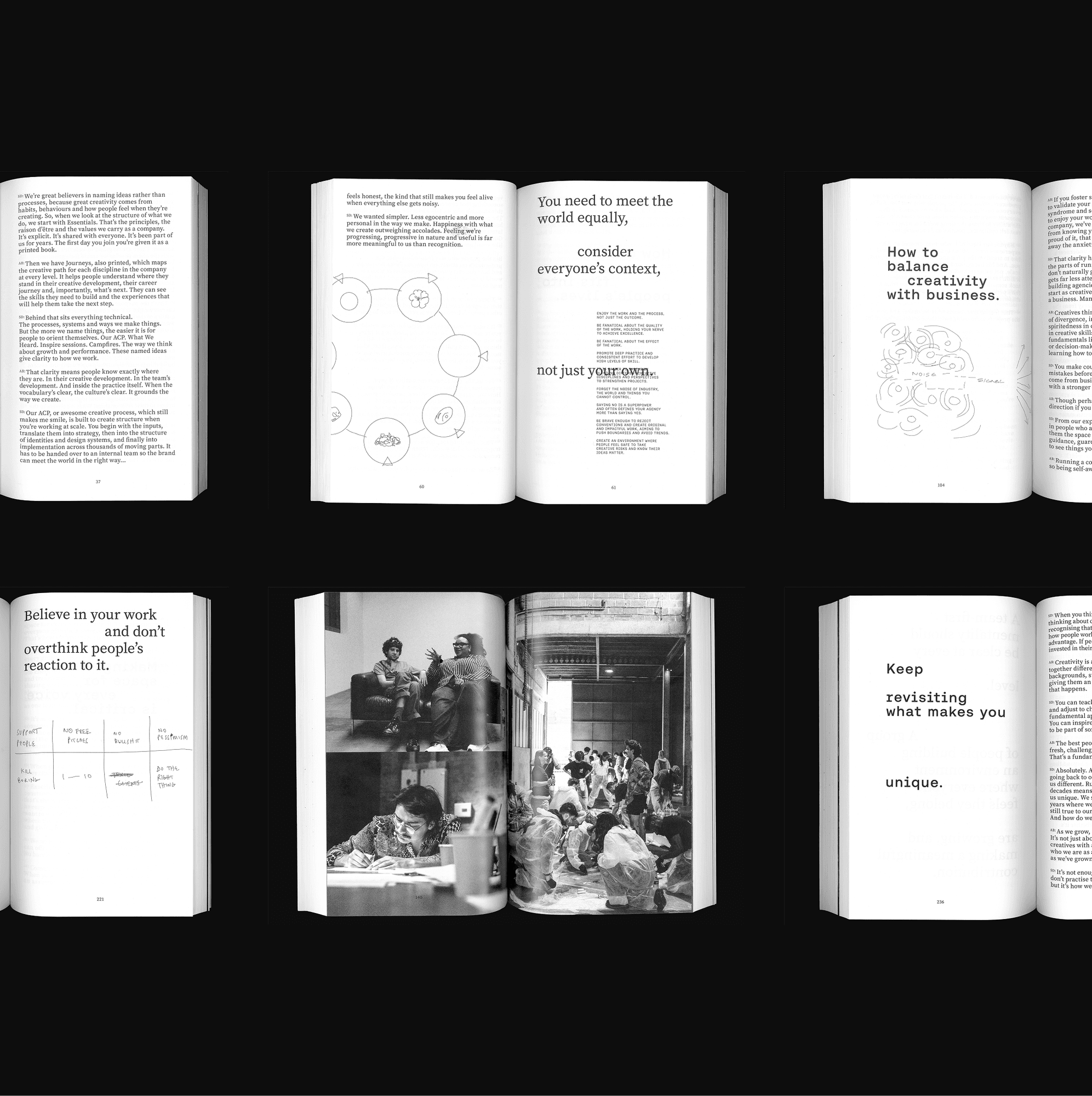 Book spreads